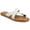 Bone, variant on Womens Prizzie Multi Strap Toe Ring Slip On Flat Sandals