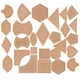 thumbnail image 1 of 54 Piezas de Plantillas Acolchadas Acrílicas Surtidas para de Retazos de Edredón DIY, 1 of 9
