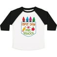thumbnail image 3 of Inktastic 1st Day of Preschool Crayons and Apple Back to School Boys or Girls Toddler T-Shirt, 3 of 5