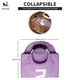 thumbnail image 5 of WOOHA Cesto para la Ropa sucia, Cesto para la Ropa, Cesto para Ropa Plegable, Impermeable, fácil de Transportar con Asas de Aluminio protegidas con Espuma, Bolsa de lavandería, 95 L, Púrpura, 5 of 5