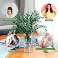 thumbnail image 5 of NOGIS Dried Eucalyptus Preserved Greenery Stems, 16'' 2.1oz Natural Real Eucalyptus Bundles for Shower, Green Leaves Plant for Arrangement, Wedding, Home, Office Decor (Green), 5 of 7