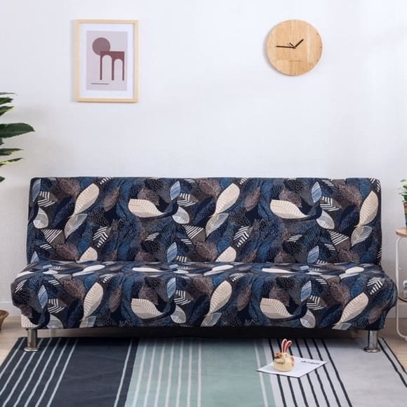 Sofa Cover Clic Clac without Arms - 160-190cm - All Covered Stretch Printed Sofa Cover, Folding Sofa Protector L