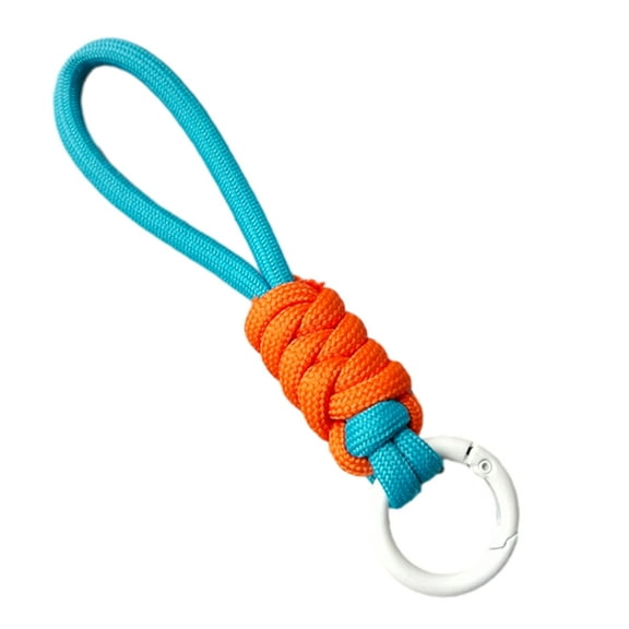 Necvior Car Key Chains Unique Braided Lanyard Practical Lanyard Keychain Wrist Lanyard