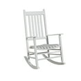 thumbnail image 5 of Jack Post Hardwood Adult Mission Rocker in White, 5 of 10