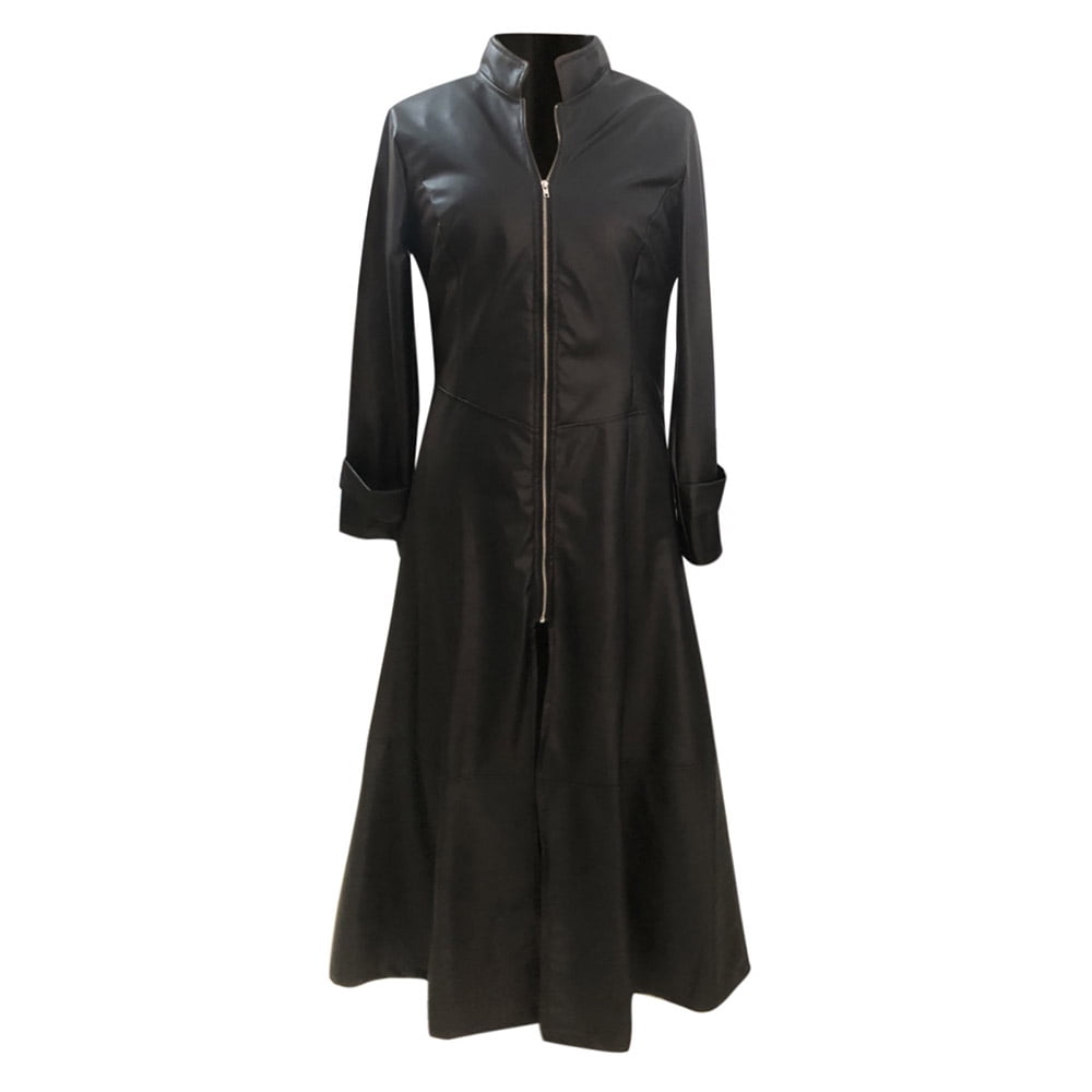 ジャケット・アウター real leather maxi long coat Wvapzxx Genuine Leather Jacket For Women Fall Winter Real
