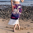 thumbnail image 6 of Swan Chic Chiffon Beach Dress for Women - Summer Dresses with Polyester Straps for Sunny Days, 6 of 6