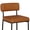Whiskey Brown-Faux Leather, variant on MultiHaven 26" Upholstered Bar Stools Set of 2,Counter Height Stool with Ergonomic Backrest & Plush Seat for Kitchen Island,Bar,Cafe - Brown PU Leather