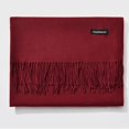 thumbnail image 2 of Viscose burgundy shawl scarf Wine, red, 2 of 2
