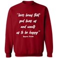 thumbnail image 2 of OXI Crewneck Sweatshirt - Basic Casual Sweatshirts for Men's and Women Fleece Sweatshirt Long Sleeve, 2 of 2