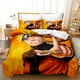 thumbnail image 4 of Juego de ropa de cama infantil Naruto Uchiha Sasuke, funda de edredón, funda de almohada, Uzumaki, ropa de cama de tamaño doble para dormitorio, decoración, 4 of 5