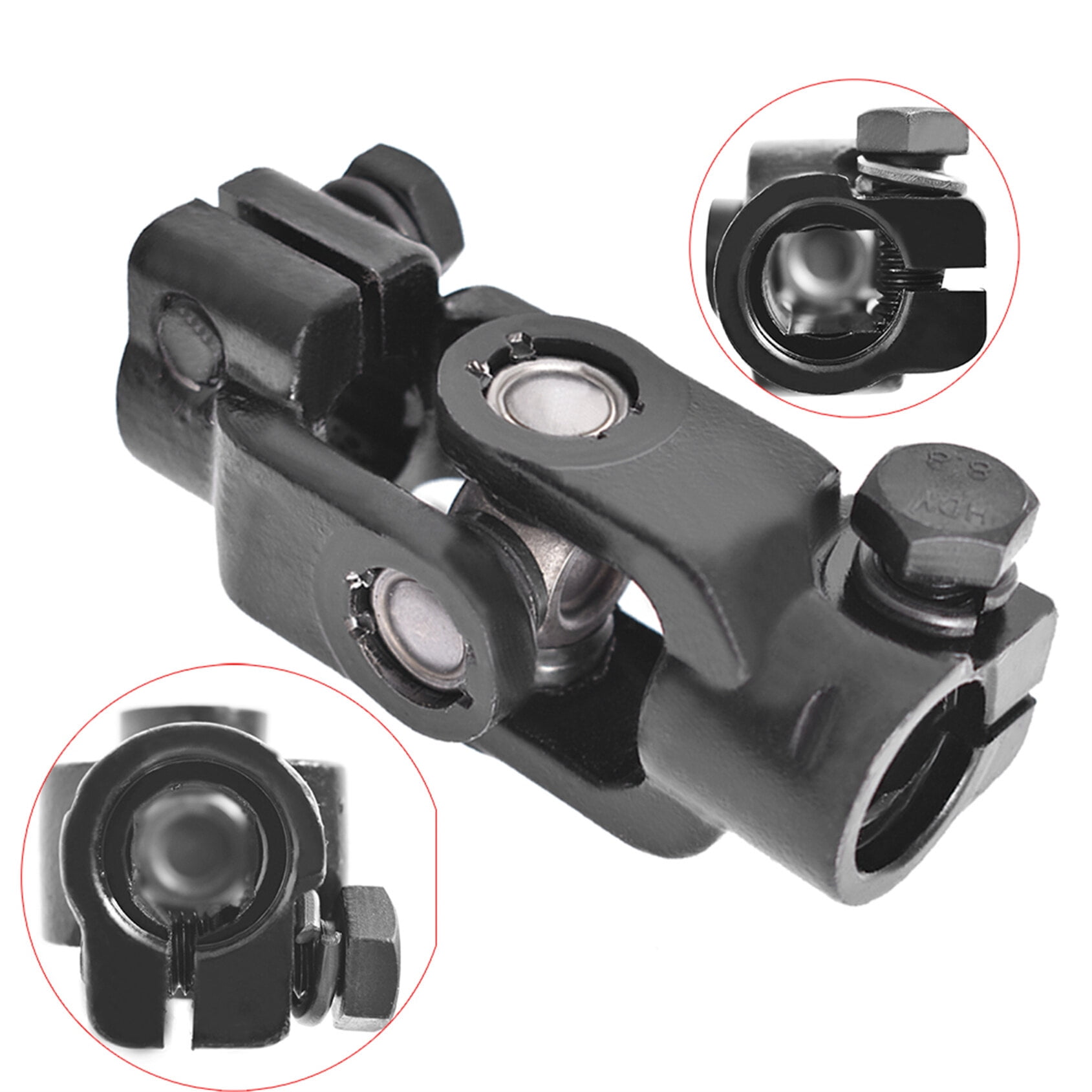 Lower Steering Shaft Universal U-Joint Coupler Replacement for 2008-2012 Escape Tribute Mariner 8L8Z3B676E