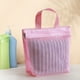 thumbnail image 5 of Bolso de malla Ins, maquillaje para la playa, almacenamiento portátil, rosa, 5 of 6