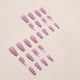 thumbnail image 3 of Uñas postizas largas estilo ataúd de Gifiky, uñas francesas con degradado, uñas acrílicas con remolinos para mujeres y niñas, 24 unidades, 3 of 7