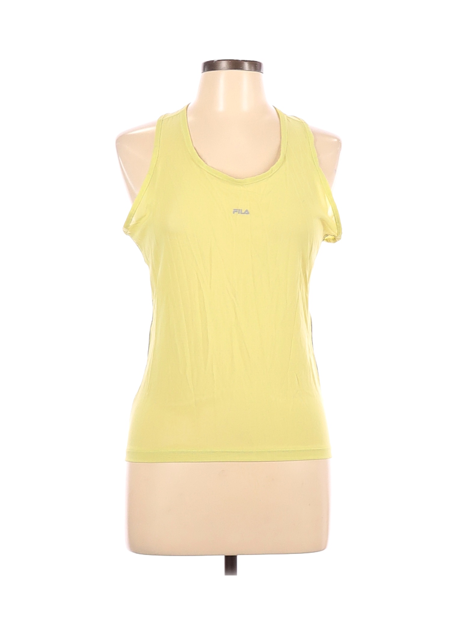 fila women's yellow top