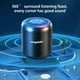 thumbnail image 5 of Altavoz Bluetooth portátil y duradero - Hasta 12 horas de transmisión inalámbrica - Incluye teléfono con altavoz con cancelación de ruido - Negro, 5 of 9
