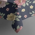 thumbnail image 5 of Pioneer Flower Floral Print Pattern Square Tablecloth, Waterproof Wipeable Spillproof Washable Table Cover for Home Kitchen Party Decor, 60"x60", 5 of 6