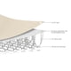 thumbnail image 5 of Fiudx Cojín de Seda de Hielo, Almohadilla de Gel Transpirable, Funda Antideslizante para Silla de Oficina, Comodidad Que Regula La Temperatura, Uso En Verano, Ambiente de Oficina En Casa, Lavable a M, 5 of 6