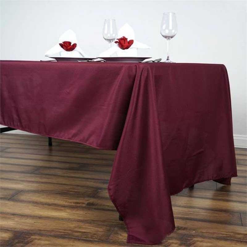 Efavormart 60x126" Polyester Rectangle Tablecloths for Kitchen Dining