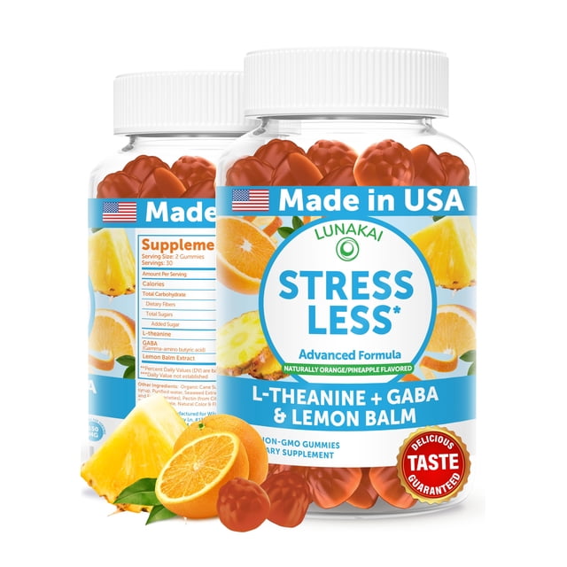 Gomitas para aliviar el estrés Lunakai Calm & Stress Support, 60 unidades