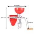 thumbnail image 4 of Loewten Manual Juicer,Tomato Juicer,Aluminum Alloy Thick Manual Juicer for Fruit Tomato Lemon Orange Vegetables Kitchen Tool, 4 of 8