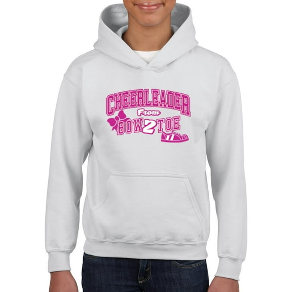 NIB - Big Girls Hoodies and Sweatshirts - Cheerleader Bow 2 Toe