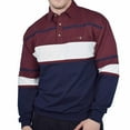 thumbnail image 4 of NEW Classics by Palmland L/S Horizontal Stripes Big and Tall Banded Bottom Shirt, 4 of 7