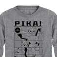 thumbnail image 3 of Pokémon - Pika Pikachu Grid - Youth Long Sleeve Graphic T- Shirt, 3 of 5