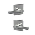 thumbnail image 4 of Schlage Fc172-Brw-Col Custom Broadway Non-Turning Two-Sided Dummy Door Lever Set - Black, 4 of 7