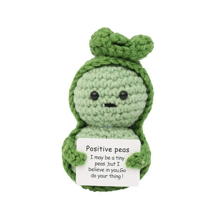 

Handmade Crochet Doll Wool Crochet Positive Energy Cute Expression Bag Buckle Pendant Luggage Decoration Hot Sale Clearance