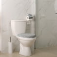 thumbnail image 2 of TOWN & COUNTRY EVERYDAY Ultra Plush Solid Tufted Toilet Lid Cover, Soft and Absorbent, Non-Slip Cover, Machine Washable, Grey, 18"x19", 2 of 9