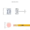 thumbnail image 2 of ANGARA IGI Certified Lab Grown 1.3 Ct Diamond Stud Earrings for Women in 14K White Gold (Size-6x4mm| Color-F-G| Clarity-VS) | April Birthstone, Anniversary, Jewelry Gift for Women | Diamond Earrings, 2 of 5