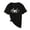 Black, variant on ZVNAΖH Womens Plus Size Tee Shirts "Love" Letter Print Tees Crew Neck Short Sleeve T Shirt, Sizes S-5XL