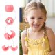 thumbnail image 4 of 200pcs Mini Hair Clips Mini Hair Clips Barrettes Colorful Pearl Hair Pins Plastic Rainbow Beads Clip For Kids Girls Women, 4 of 5