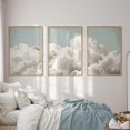 thumbnail image 2 of Hieng Sunset Clouds Canvas Wall Art Set of 3 Prints Abstract Poster Modern Neutral Painting For Living Room Bedroom Decor Wrapped Canvas, 2 of 6