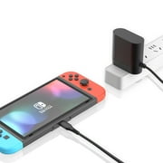 onn AC Power Adapter for Nintendo Switch & Switch, 6ft, Lite, Black