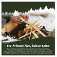 thumbnail image 6 of Fatwood Fire Starter Sticks - Natural Resin Wood - Wood Stove, Fireplace, Campfire - Non-Toxic 14lb Box, 6 of 6