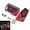 Red, variant on Chasenew Anti-Slip Car Pedal Covers, 2 Pack Universal Automatic Vehicle Foot Treadles, Brake 5.31In x 3.11In & Accelerator 2.55In x 5.11In