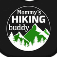 thumbnail image 4 of Inktastic Mommy's Hiking Buddy with Mountains and Trees Boys or Girls Baby Bib, 4 of 4