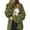Green, variant on Women Solid Bubble Chunky Knit Open Front Bubble Lantern Long Sleeve Relaxed Fit Casual Autumn Daily Layering Knit Cardigan Outerwear Black L