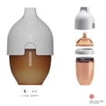 thumbnail image 2 of Biberón Heorshe de cuello ultra ancho, 150 ml, color gris, 2 of 7