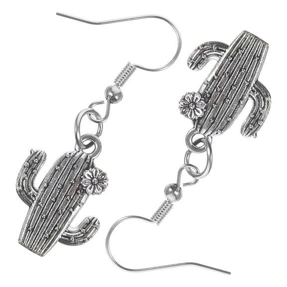 OUNONA Stud Earrings for Women Western Cowboy Earrings Miss 4.30X2.00X1.30CM