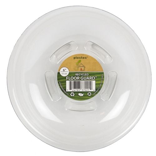 Soucoupe recyclée Floor Guard de Plastec 30,5 cm (6 po)