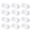 12 pack, variant on Workshop Goggles With Full Coverage Clear Lens and Elastic Headband Protective Eyewear for Lab Home Project Use