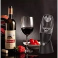 thumbnail image 5 of Aireador y decantador de vino, negro, con soporte, para vino tinto, juego de vino, vino blanco, decantador de vino tinto, juego de vino para verter vino, mágico y rápido, 5 of 5