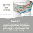 thumbnail image 3 of Hbhpov Little Boys Cotton Briefs Soft Undies Toddler Kids Underwear 6 Pack, Size 2-10T, 3 of 6