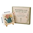 thumbnail image 3 of Watering Can Wildflower Mosaic Art DIY Kit for Adult Beginners,3.5in Handmade Glass Tile Mosaic Craft Set With Wooden Display Stand,Garden Floral Tabletop Decor Art Kit, 3 of 5