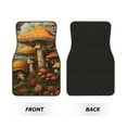thumbnail image 2 of Vsdgher Vintage Cloud Mushroom Car Foot Mat Set of 4 Pieces Universal Floor Liner Car Accessories Fits Most Cars, Trucks, Vans, sedans, SUV, 2 of 7