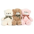thumbnail image 5 of MorisMos 3 Packs Teddy Bears Stuffed Animal Cute Soft Plush Toys, 5 of 9