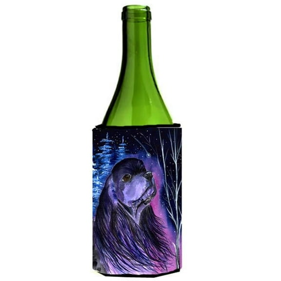 Starry Night Cocker Spaniel Wine bottle sleeve Hugger