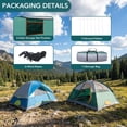 thumbnail image 5 of JIOABL 2 Person Dome Camping Tent, Waterproof Polyester with Rainfly, Easy Setup, Ventilated Windows & Skylights, Portable Backpacking Tent, Green, 5 of 8